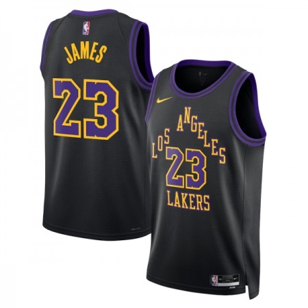 Camiseta Hombre Los Angeles Lakers Lebron James 2025-26 Nike City Edition Negro Swingman Camiseta Hombre Los Angeles Lakers Lebron James 2025-26 Nike City Edition Negro Swingman